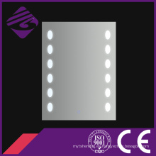 Jnh185 Cheappolished Edge Rectangle Bathroom Anti-Fog LED Mirrors